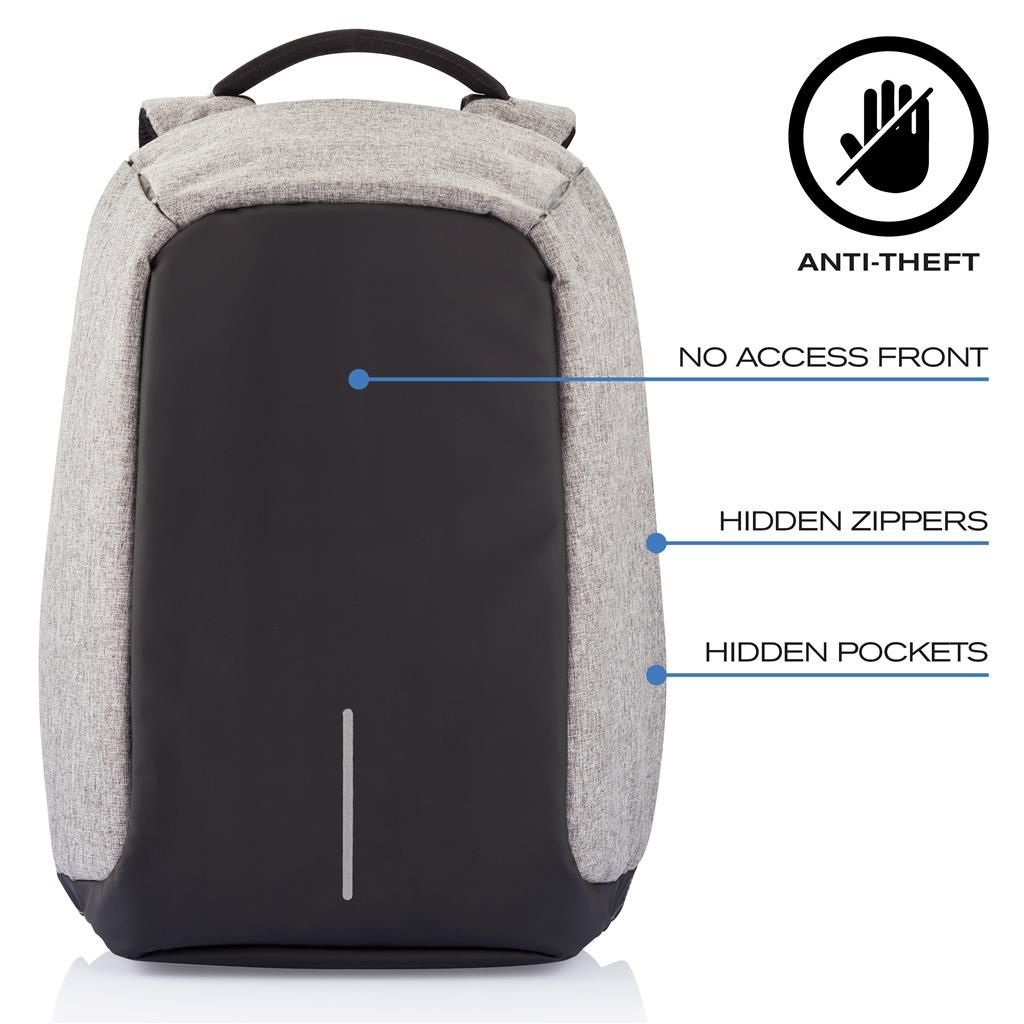 Рюкзак XD Design Bobby XL anti-theft backpack 17'' Grey (P705.562) - фото 10