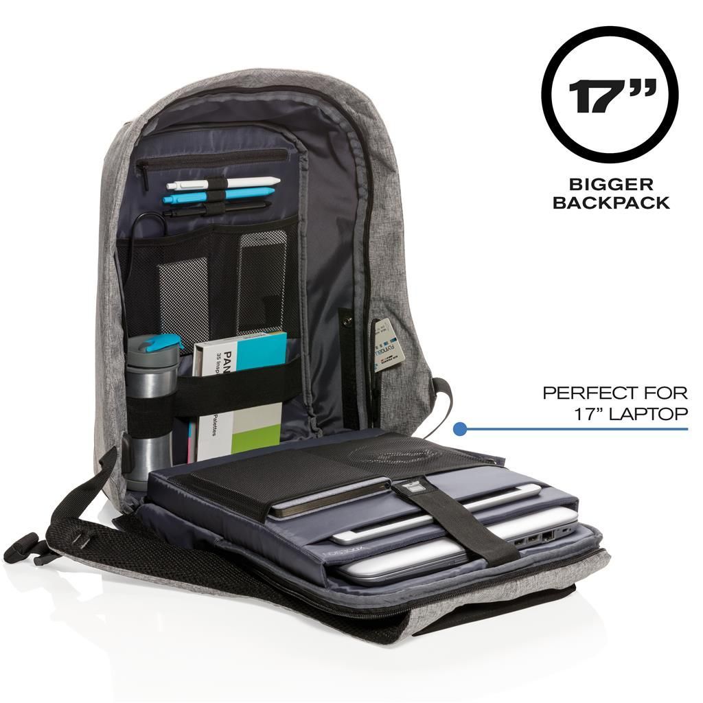 Рюкзак XD Design Bobby XL anti-theft backpack 17'' Grey (P705.562) - фото 2