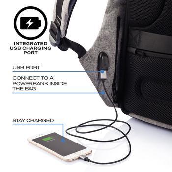 Фото Рюкзак XD Design Bobby XL anti-theft backpack 17'' Grey (P705.562)