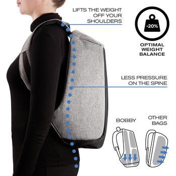 Фото Рюкзак XD Design Bobby XL anti-theft backpack 17'' Grey (P705.562)
