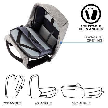 Фото Рюкзак XD Design Bobby XL anti-theft backpack 17'' Grey (P705.562)