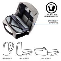 Рюкзак XD Design Bobby XL anti-theft backpack 17'' Grey (P705.562) - фото 3