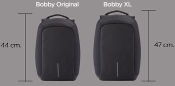 Фото Рюкзак XD Design Bobby XL anti-theft backpack 17'' BLACK (P705.561)