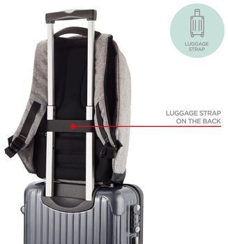 Фото Рюкзак XD Design Bobby XL anti-theft backpack 17'' BLACK (P705.561)
