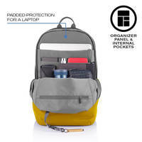 Рюкзак-антизлодій XD Design Bobby Soft Жовтий P705.798 - фото 6