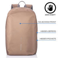 Рюкзак-антизлодій XD Design Bobby Soft Коричневий P705.796 - фото 5