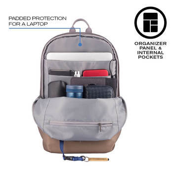 Фото Рюкзак-антизлодій XD Design Bobby Soft Коричневий P705.796