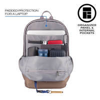 Рюкзак-антизлодій XD Design Bobby Soft Коричневий P705.796 - фото 7