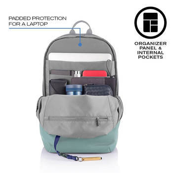 Фото Рюкзак-антизлодій XD Design Bobby Soft М'ятний P705.797