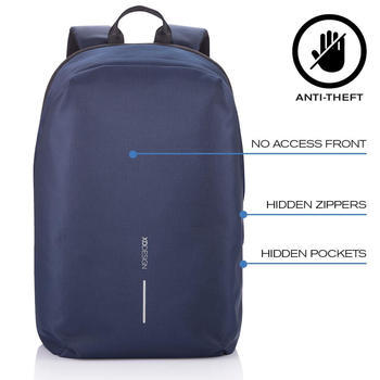 Фото Рюкзак-антизлодій XD Design Bobby Soft Navy Navy P705.795