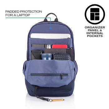 Фото Рюкзак-антизлодій XD Design Bobby Soft Navy Navy P705.795