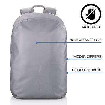Фото Рюкзак-антизлодій XD Design Bobby Soft Grey P705.792
