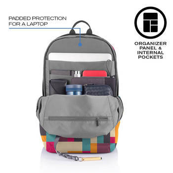 Фото Рюкзак-антизлодій XD Design Bobby Soft Art Geometric P705.867