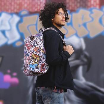 Фото Рюкзак-антизлодій XD Design Bobby Soft Art Graffiti P705.868
