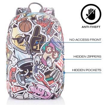 Фото Рюкзак-антизлодій XD Design Bobby Soft Art Graffiti P705.868