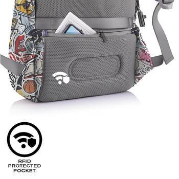 Фото Рюкзак-антизлодій XD Design Bobby Soft Art Graffiti P705.868