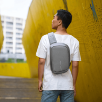 Рюкзак-антизлодій XD Design Bobby Sling Crossbody Grey P705.782 - фото 10